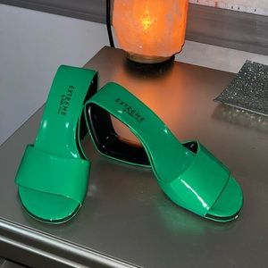 Women’s fashionable heels (green)